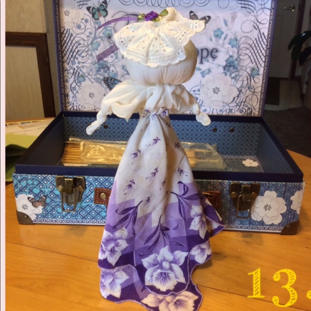 Vintage Handkerchief Church Doll